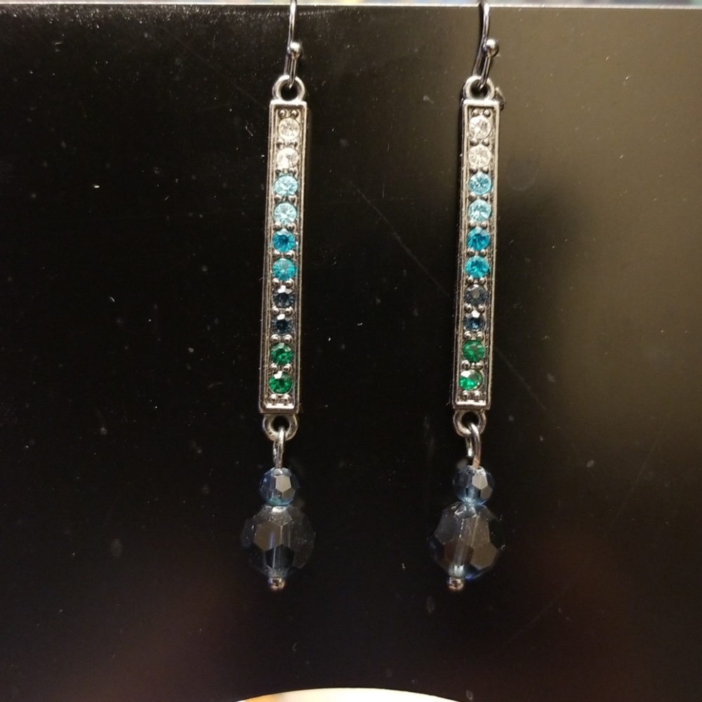 Multicolored Crystal Earrings